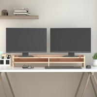  Monitor Stand 100x24x16 cm Solid Wood Pine