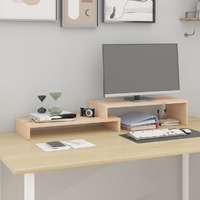  Monitor Stand (52-101)x22x14 cm Solid Wood Pine