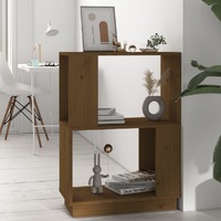  Book Cabinet/Room Divider Honey Brown 51x25x70 cm Solid Wood Pine