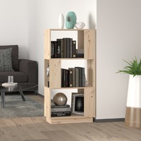  Book Cabinet/Room Divider 51x25x101 cm Solid Wood Pine