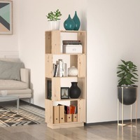  Book Cabinet/Room Divider 51x25x132 cm Solid Wood Pine