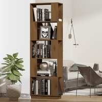  Book Cabinet/Room Divider Honey Brown 51x25x163.5 cm Solid Wood
