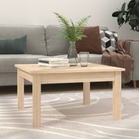  Coffee Table 55x55x30 cm Solid Wood Pine