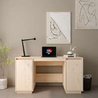  Desk 140x50x75 cm Solid Wood Pine