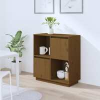  Sideboard Honey Brown 74x35x80 cm Solid Wood Pine