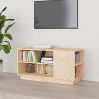  TV Cabinet 80x35x40.5 cm Solid Wood Pine