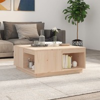  Coffee Table 80x81x36.5 cm Solid Wood Pine