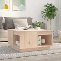  Coffee Table 60x61x32.5 cm Solid Wood Pine