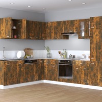  Hanging Cabinet Smoked Oak 60x31x60 cm Engineered Wood
