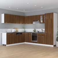  Drawer Bottom Cabinet Brown Oak 60x46x81.5 cm Engineered Wood