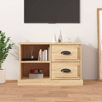  TV Cabinet Sonoma Oak 73x35.5x47.5 cm Engineered Wood