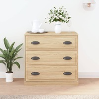  Sideboard Sonoma Oak 70x35.5x67.5 cm Engineered Wood