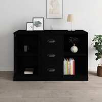  Sideboard Black 104.5x35.5x67.5 cm Engineered Wood
