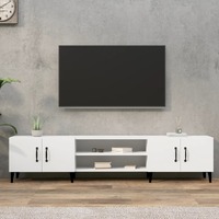  TV Cabinet White 180x31.5x40 cm Engineered Wood