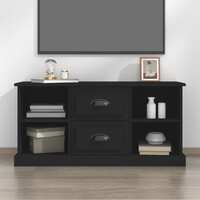  TV Cabinet Black 99.5x35.5x48 cm Engineered Wood