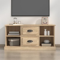  TV Cabinet Sonoma Oak 99.5x35.5x48 cm Engineered Wood