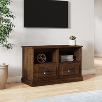 TV Cabinet Brown Oak 80x35x50 cm Engineered Wood