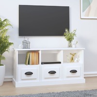  TV Cabinet White 100x35x50 cm Engineered Wood