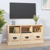 TV Cabinet Sonoma Oak 100x35x50 cm Engineered Wood