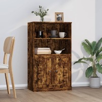  Highboard Smoked Oak 60x35.5x103.5 cm Engineered Wood