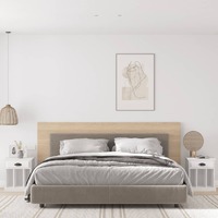  Bedside Cabinets 2 pcs White 43x36x50 cm