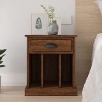  Bedside Cabinet Brown Oak 43x36x50 cm