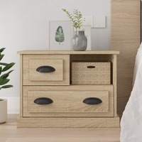  Bedside Cabinet Sonoma Oak 60x39x45 cm