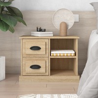  Bedside Cabinet Sonoma Oak 60x35.5x45 cm