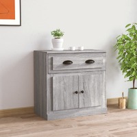  Sideboard Grey Sonoma 70x35.5x67.5 cm Engineered Wood