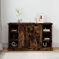  Sideboard Smoked Oak 100x35.5x60 cm Engineered Wood