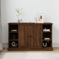  Sideboard Brown Oak 100x35.5x60 cm Engineered Wood