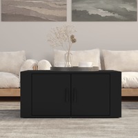  Coffee Table Black 80x50x36 cm Engineered Wood