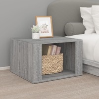  Bedside Table Grey Sonoma 57x55x36 cm Engineered Wood