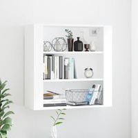  Wall Cabinet White 80x33x80 cm Engineered Wood