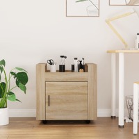  Desk Trolley Sonoma Oak 60x45x60 cm Engineered Wood