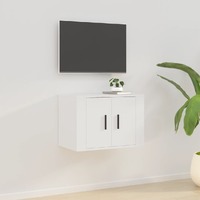  Wall Mounted TV Cabinet White 57x34.5x40 cm