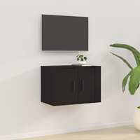  Wall Mounted TV Cabinet Black 57x34.5x40 cm