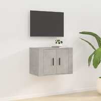  Wall Mounted TV Cabinet Concrete Grey 57x34.5x40 cm