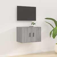  Wall Mounted TV Cabinet Grey Sonoma 57x34.5x40 cm