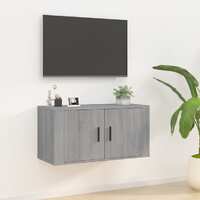  Wall Mounted TV Cabinet Grey Sonoma 80x34.5x40 cm