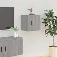  Wall Mounted TV Cabinet Grey Sonoma 40x34.5x40 cm