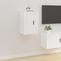  Wall Mounted TV Cabinet White 40x34.5x60 cm