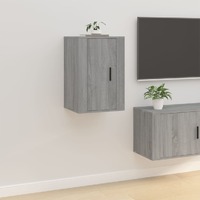  Wall Mounted TV Cabinet Grey Sonoma 40x34.5x60 cm