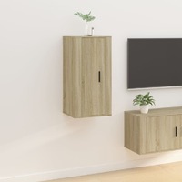  Wall Mounted TV Cabinet Sonoma Oak 40x34.5x80 cm
