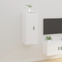  Wall Mounted TV Cabinet White 40x34.5x100 cm