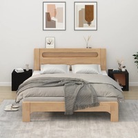  Bedside Cabinets 2 pcs Black 50x39x47 cm