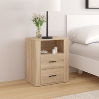  Bedside Cabinet Sonoma Oak 50x36x60 cm Engineered Wood