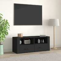  TV Cabinet Black 100x35x40 cm Engineered Wood