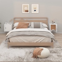  Wall-mounted Bedside Cabinets 2 pcs White 50x30x47 cm