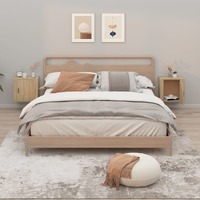 Wall-mounted Bedside Cabinets 2 pcs Sonoma Oak 50x30x47 cm